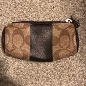 Coach mini coin purse
